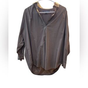French Connection Brown Oversized Top